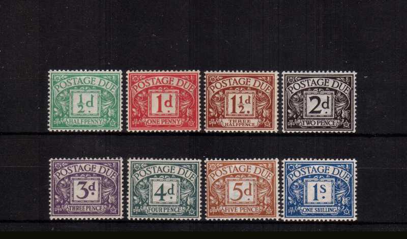view larger image for SG D1-D8 (1914) - Royal Cypher set of eight<br/>
Superb unmounted mint<br/>SG Cat £450