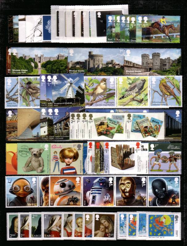view larger image for Commemorative Year Sets -  (2017) - 13 Sets - 99 Stamps
