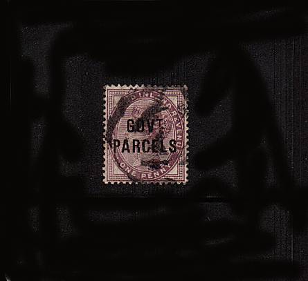 view larger image for SG O69 (1897) - <b>GOVERNMENT PARCELS</b><br/>
1d Lilac - 16 dots<br/>
A good used single<br/>
SG Cat £30


<br/><b>QBQ</b>