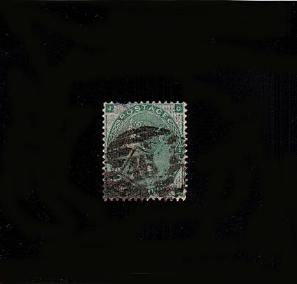view larger image for SG 90 (1862) - 1/- Green lettered ''O-J''
<br/>a good sound used stamp but with some short perfs at top.
<br/>SG Cat £300
<br/><b>QEQ</b>