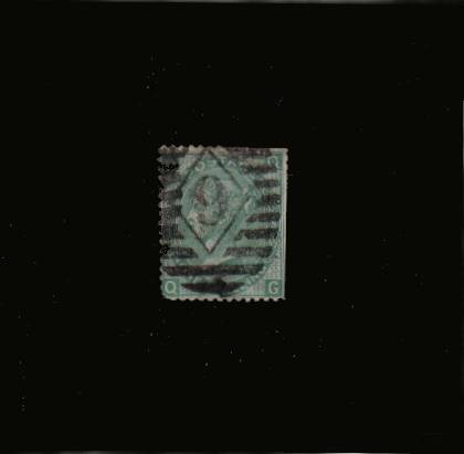 view larger image for SG 117 (1871) - 1/- Green from Plate 5 lettered ''Q-G''<br/>
A spacefiller stamp.
<br/>SG Cat £45
<br><b>QEQ</b>