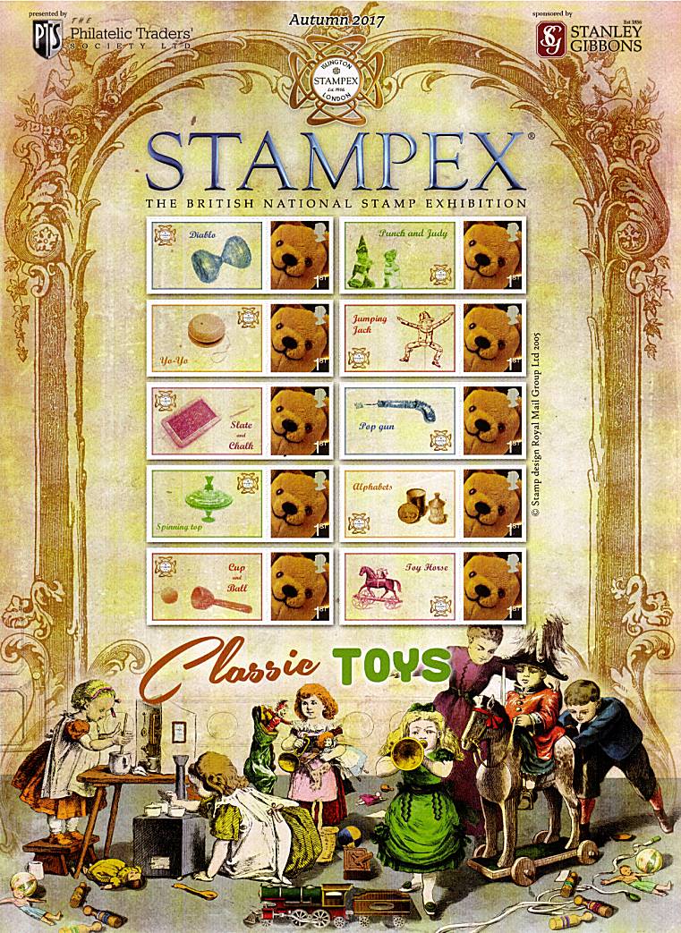 view larger image for STAMPEX 30 (2017) - Autumn 2017 STAMPEX<br/>
Classic Toys