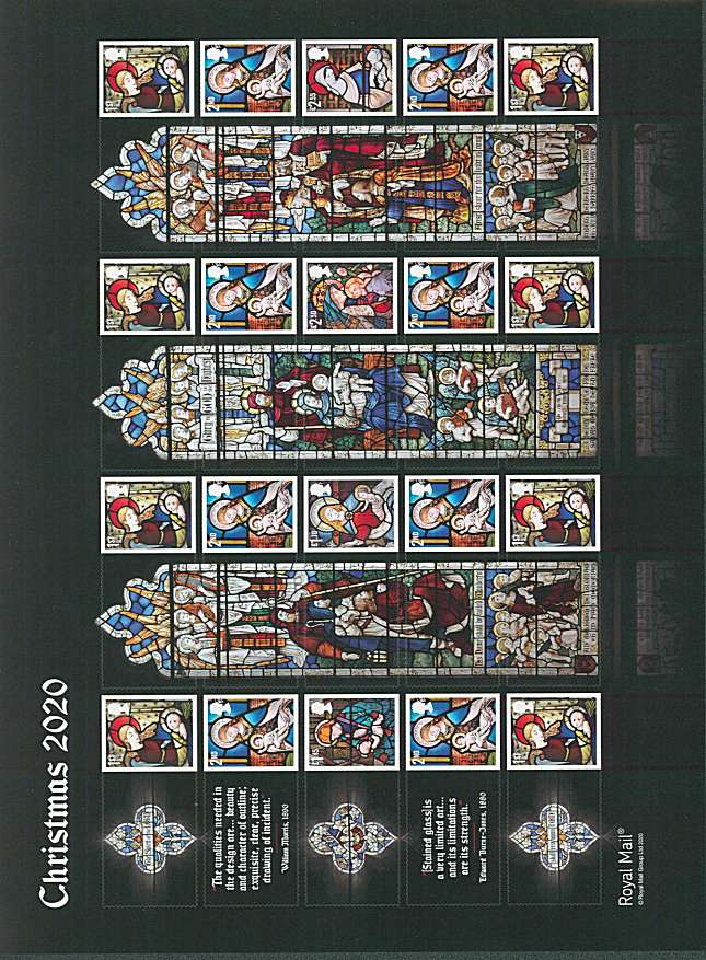 view larger image for SG LS127 (3-11-2020) - Christmas 2020<br/><br/>
This sheet sold out also immediately at the Post Office!
