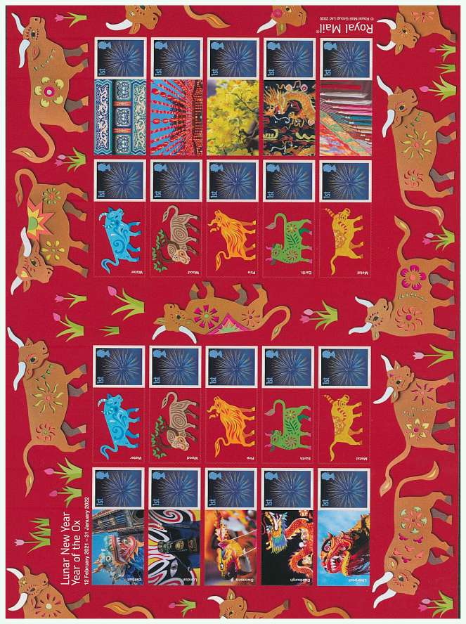 view larger image for SG LS130 (18-12-2020) - Lunar New Year<br/>
Year of the Ox
