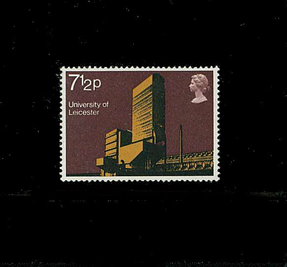 view larger image for SG 892y (1971) - 7½p University Buildings - Leicester
<br/> A superb unmounted mint single showing<br/><b> ''PHOSPHOR OMITTED''</b>

<br/><b>QQL</b>