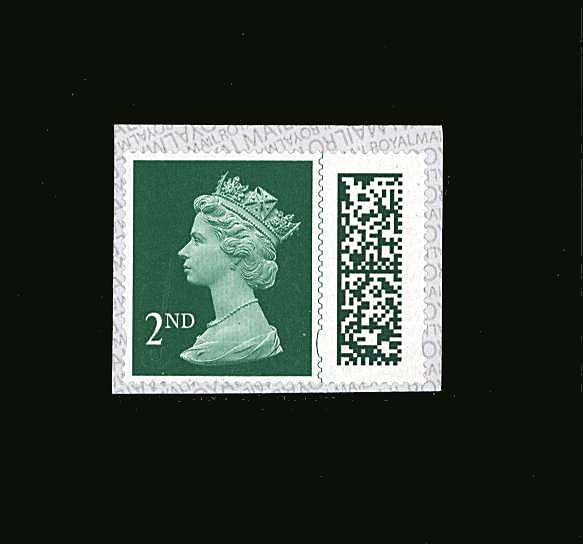 view larger image for SG V4502 (1 Feb 2022) - 2nd Class   - Emerald<br/>
<b>SOURCE CODE: MEIL  - DATE: M22L</b><br/>
ISP Walsall - Gravure - Self Adhesive<br/>
Booklet Stamp   - Broken Slits