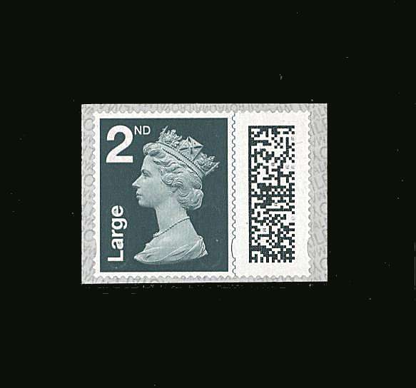view larger image for SG V4511 (28 Feb 2022) - 2nd Class - LARGE - Grey Green<br/>
<b>SOURCE CODE: MBIL  - DATE: M22L</b><br/>
Walsall - Gravure - Self Adhesive<br/>
Business Sheet of 50 stamps - Broken Slits<br/><br/>