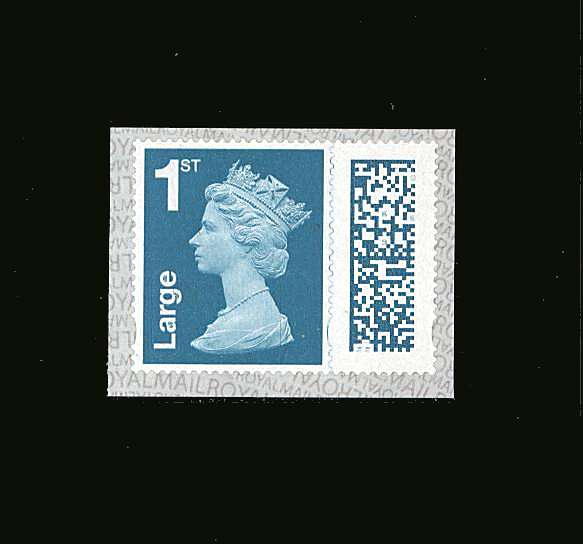 view larger image for SG V4515 (28 Feb 2022) - 1st  Class - LARGE - Greenish Blue<br/>
<b>SOURCE CODE: MBIL  - DATE: M22L</b><br/>
Walsall - Gravure - Self Adhesive<br/>
Business Sheet of 50 stamps - Broken Slits<br/><br/>
