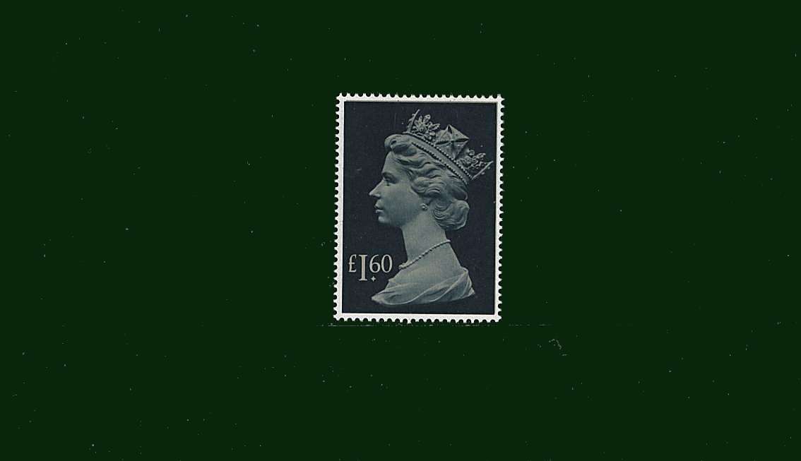 view larger image for SG 1026f (1987) - £1.60 Pale Drab and Deep Greenish Blue