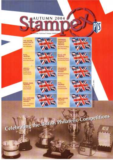 view larger image for STAMPEX 04 (2004) - Autumn 2004 STAMPEX<br/> 'Flags' British Philatelic Competitions