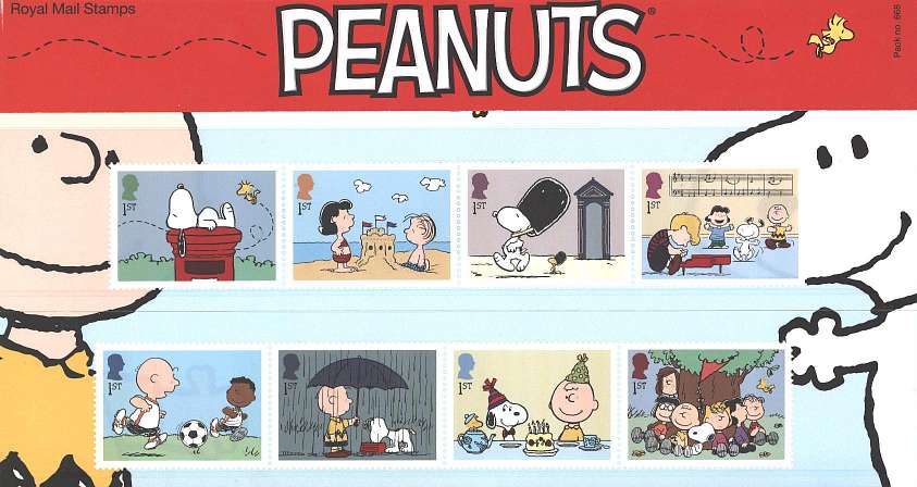 Stamp Image: view larger back view image for Peanuts<br/><br/>
Pack: 668