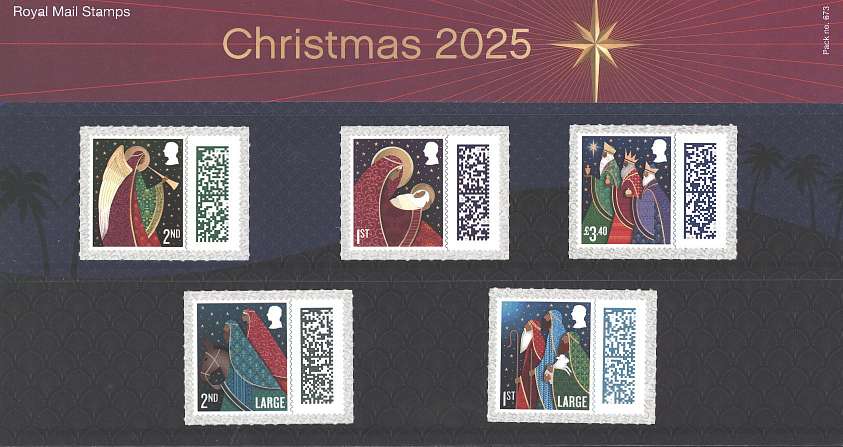 Stamp Image: view larger back view image for Christmas<br/><br/>
Pack: 673