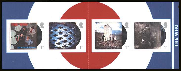 view larger image for SG 5239-5242 (2024) - The Who<br/>
A popular singing group<br/>
Set of four set adhesives ex booklet