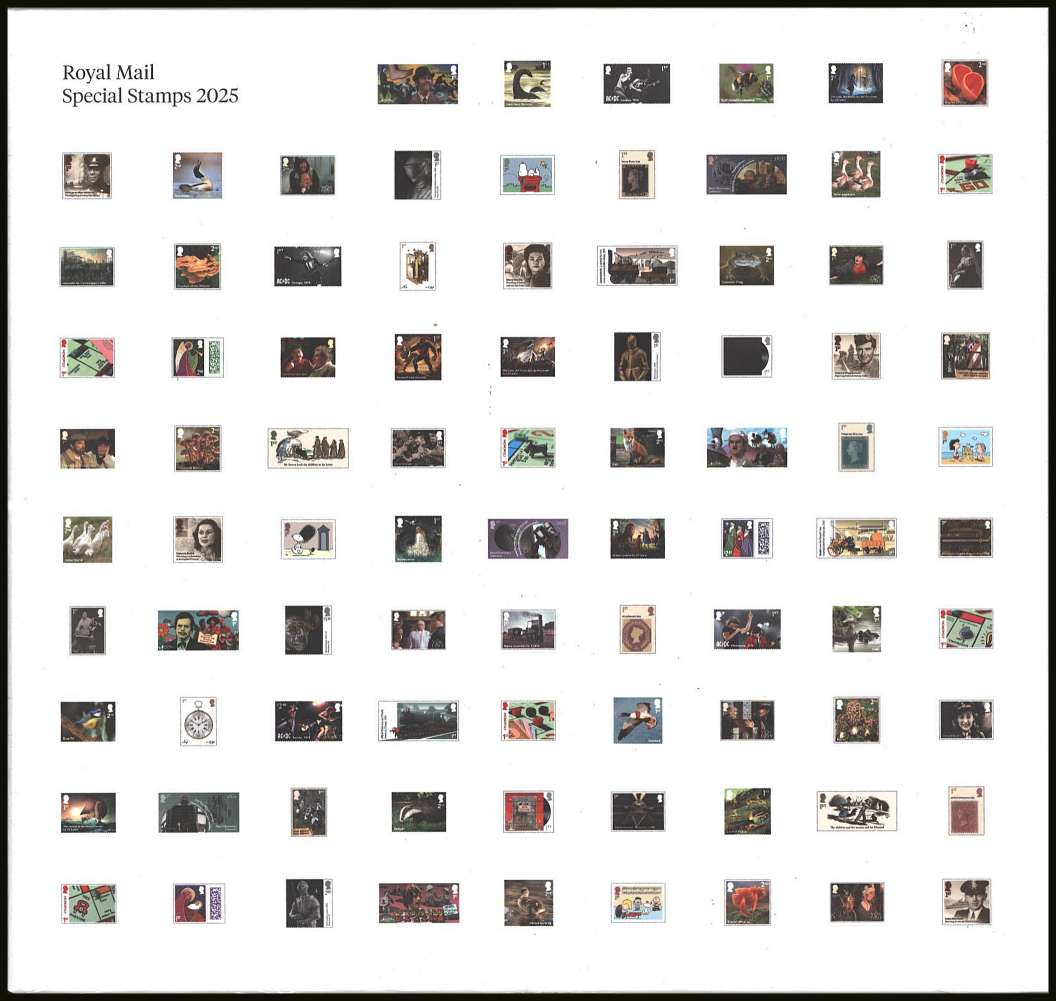 view larger image for Book No.42 (2025) - Complete Year Book<br/>
With all stamps included as defined by
Royal Mail. Front of slipcase is pictured.
<br/><br/>
SG Cat £