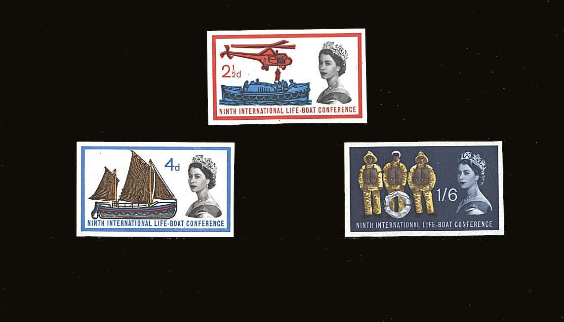 Treasure Chest British Stamps Item - SG 639imp-641imp - Elizabeth II (Pre decimal to 1970)