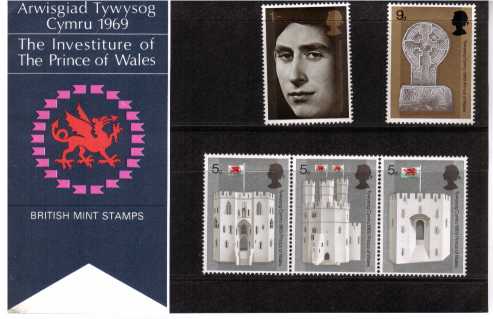 Stamp Image: view larger back view image for Investiture of The Prince of Wales
<br/><br/>
<b>Pack: 11</b>