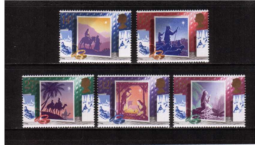 view larger image for SG 1414-1418 (1988) - Christmas - Christmas Cards set of five