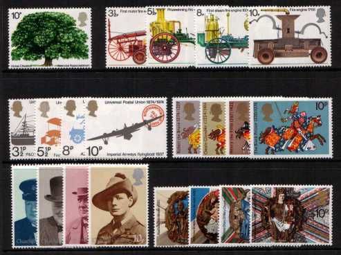 view larger image for Commemorative Year Sets -  (1974) - <BR/>
6 Sets - 21 stamps