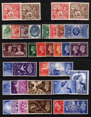 view larger image for Commemorative Year Sets -  (1924-1952) - <BR/> 12 Sets - 35 stamps