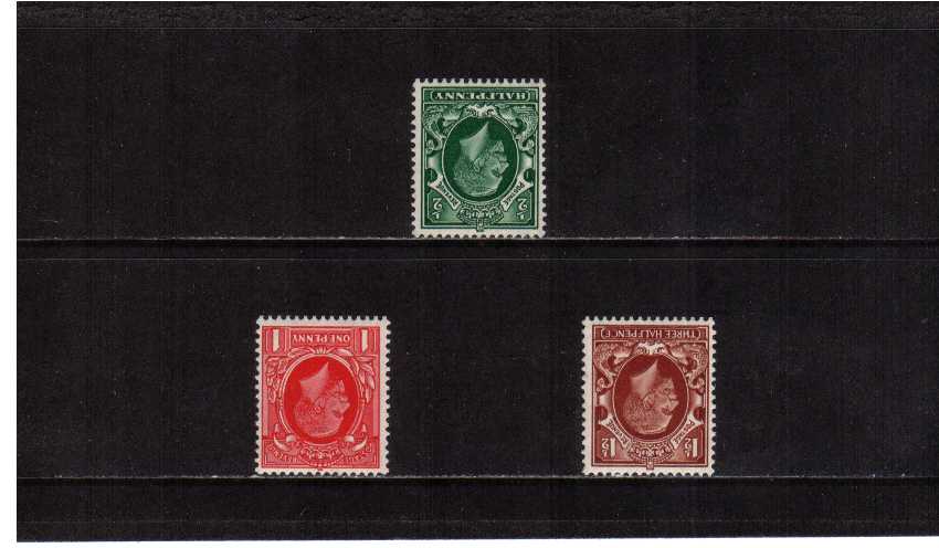 view larger image for SG 439Wi-441Wi (1934) - George 5th<br/>'Photogravure' set of three <br/>INVERTED watermark