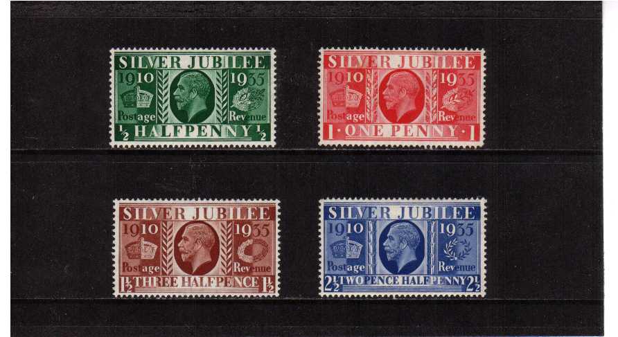 view larger image for SG 453-456 (1935) - Silver Jubilee set of four