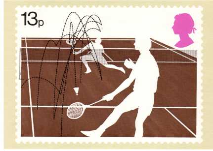 view larger image for PHQ No.20 (1977) - Racket Sports<br/>set of four