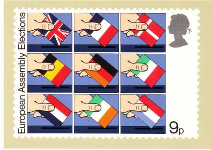 view larger image for PHQ No.35 (1979) - European Elections<br/>Set of four cards