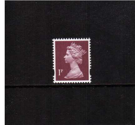 view larger image for SG Y1667 (08 June 1993) - 1p Crimson - Enschedé - Photo<br/>2 Bands - sheet stamp