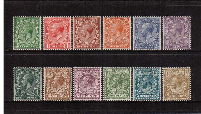 view larger image for SG 418-429 (1924) - George 5th<br/>Block Watermark set of twelve
