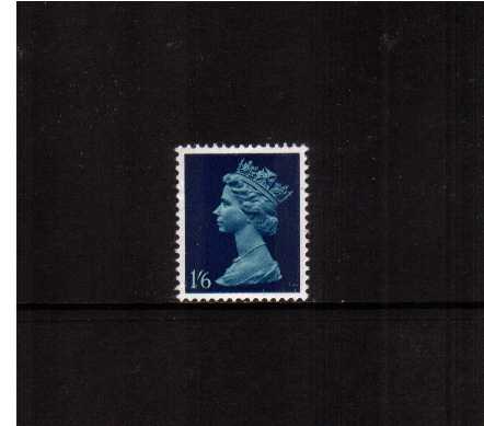 view larger image for SG 743v (28 Aug 1968) - 1/6d Greenish Blue and Deep Blue - PVA Gum - 2 Bands