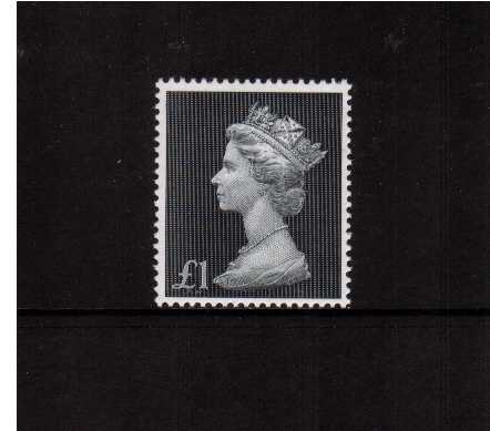 view larger image for SG 790 (1969) - £1 Bluish Black