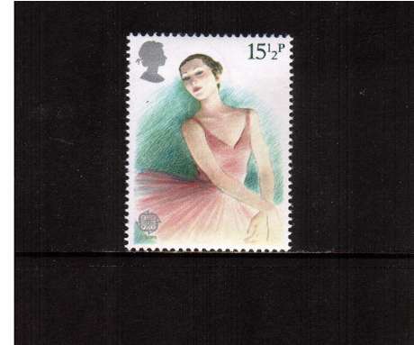 view larger image for SG 1183 (1982) - 15½p - EUROPA - Theatre  -  Ballerina<br/>commemorative odd value