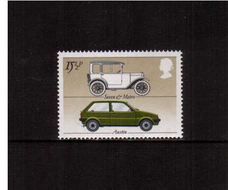 view larger image for SG 1198 (1982) - 15½p - British Cars  -  Austin <br/>commemorative odd value