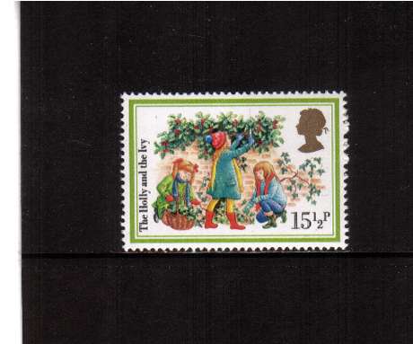 view larger image for SG 1203 (1982) - 15½p - Christmas - Carols  -  'The Holly and the Ivy'<br/>commemorative odd value