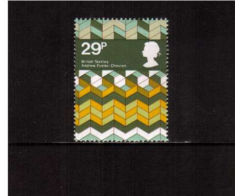 view larger image for SG 1195 (1982) - 29p - British Textiles  - 
<br/>commemorative odd value