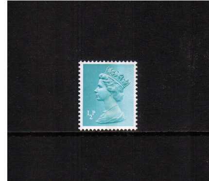 view larger image for SG X843 (1977) - ½p Turquoise- Blue -  Centre Band